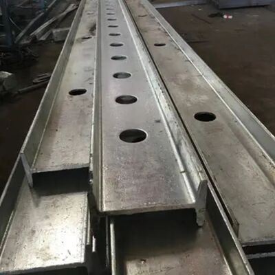 H型钢q355b热镀锌h型钢材承重梁横梁立柱工字钢钢结构加工定制