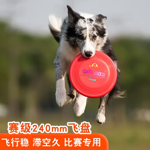 飞盘狗专用 比赛240标准盘 日常用柔软耐咬盘 训练大中小型犬玩具