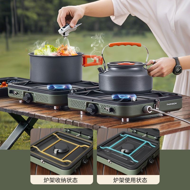 VOOMA高海拔燃气炉安全防爆户外野炊便携煮茶猛火炉户外卡式炉