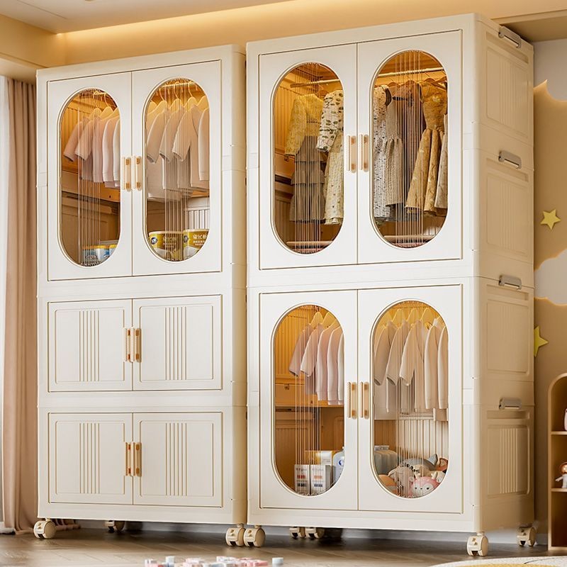 儿童衣柜免安装婴儿衣服整理箱宝宝简易衣物储物柜家用卧室置物柜