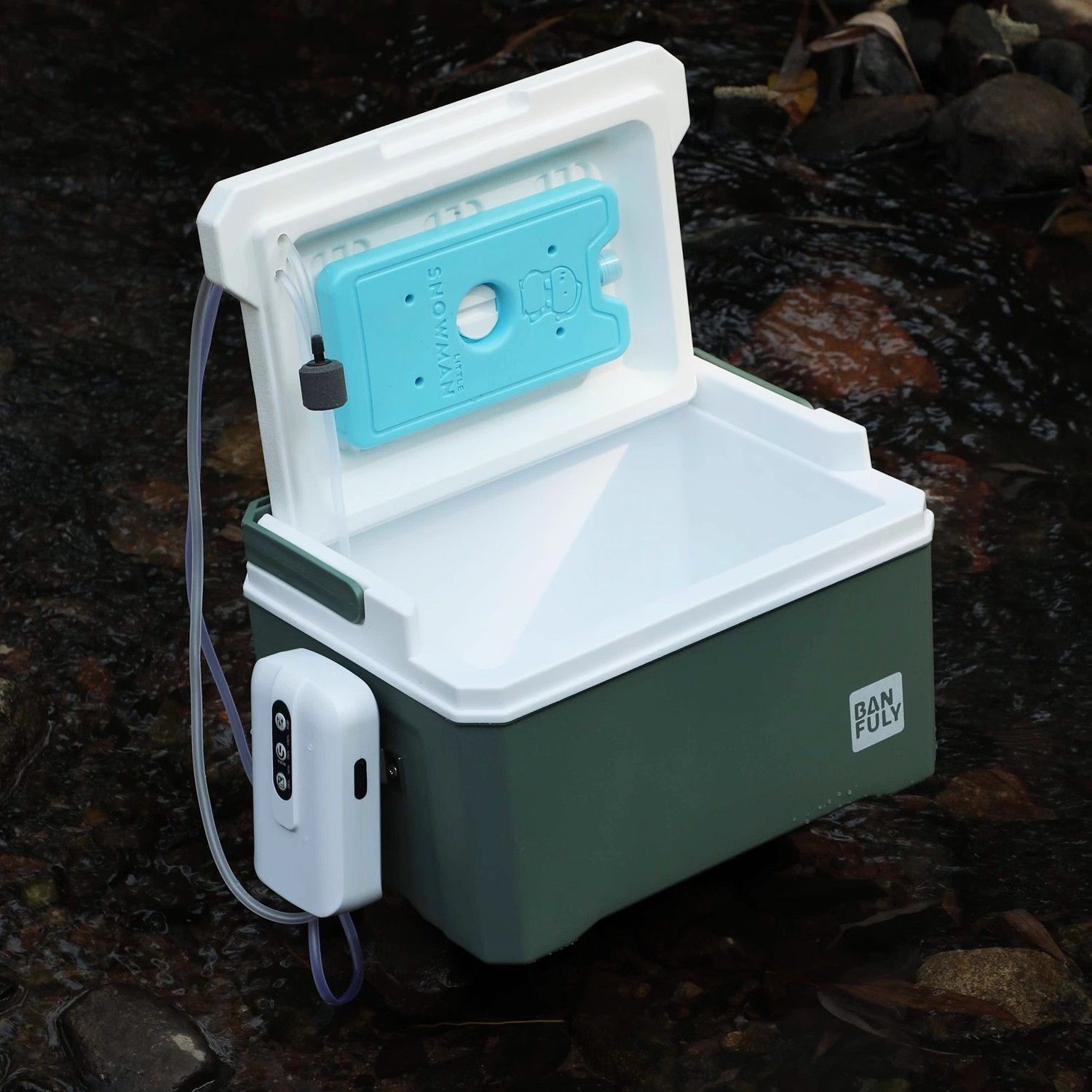 户外小钓箱便携钓鱼箱可坐活虾打氧箱养虾专用箱活虾箱保温活鱼桶