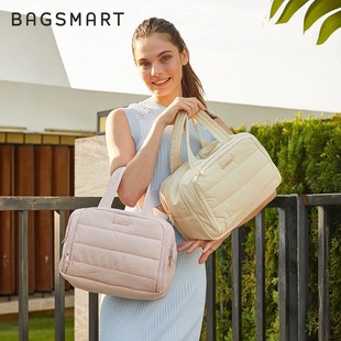 BAGSMART洗漱包化妆包女大容量外出便携带出差旅行收纳包干湿分离