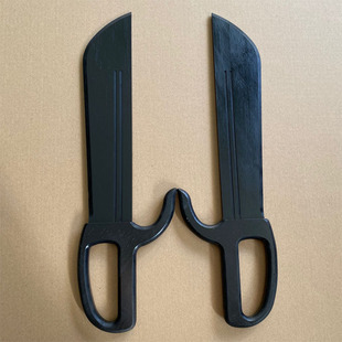 咏春刀八斩刀拳蝴蝶刀牛耳双刀 Cosplay影视节目表演木质武器道具