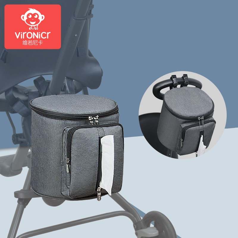 遛娃车通用挂包婴儿车防水收纳筐电动车置物袋宝宝手推车配件童车