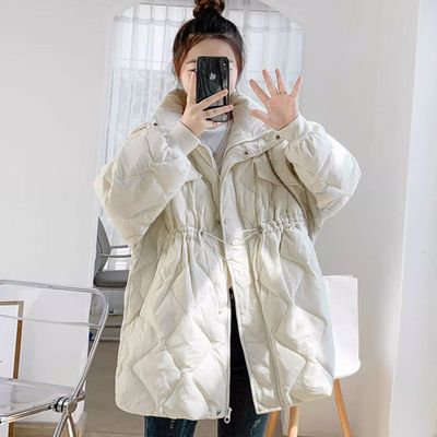 棉衣女2023冬季新款韩版加厚宽松大码显瘦连帽外套休闲减龄棉服