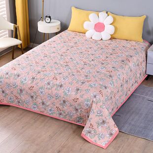 床盖四季通用加厚床单夹棉床盖新款盖毯榻榻米垫子床褥子铺盖防滑