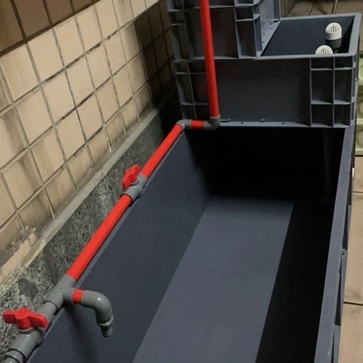 养龟周转箱塑料箱乌龟金鱼diy养殖箱沼泽水培过滤箱一体家庭龟缸