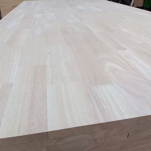 橡胶木桌板泰国橡胶木指接板AA级衣柜橱柜实木板材拼板家具装修橡