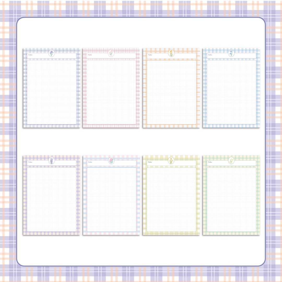 书慧B5【花朵八款砖块】天岳纸 200张1本8款