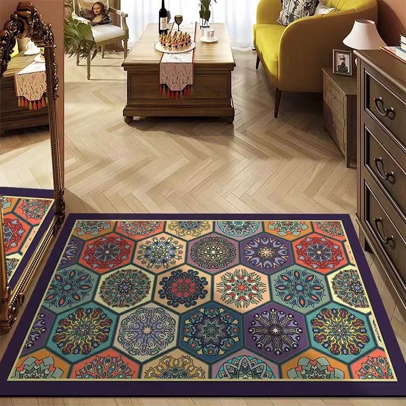 X101-7【80*120cm】硅藻泥入户门垫进门地垫门口玄关防滑免洗地毯