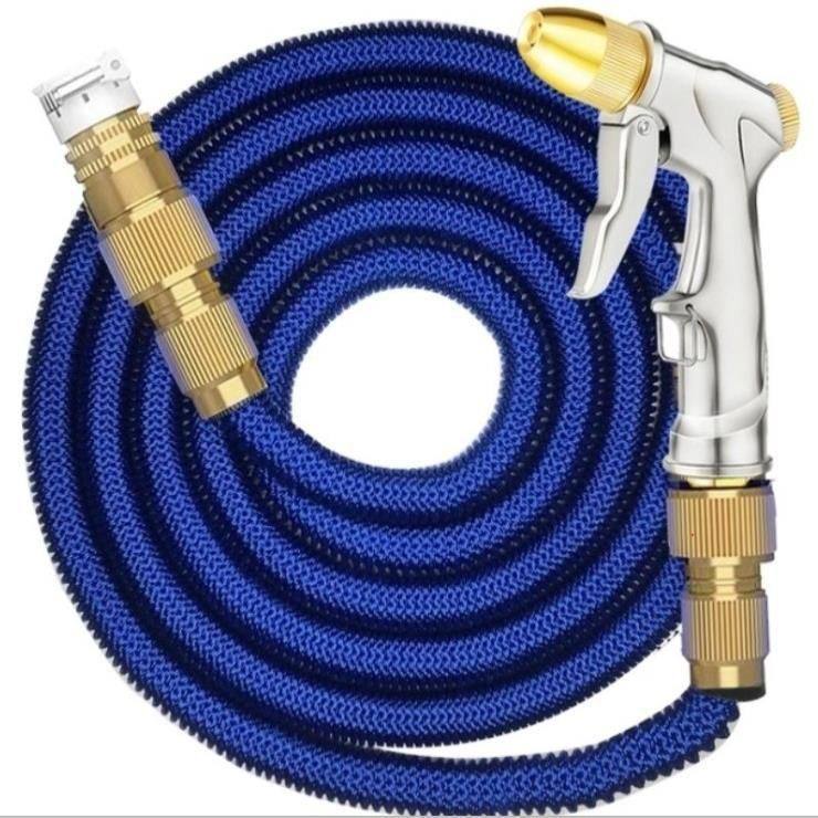 高压伸缩洗车水枪家用多功能水管软管自来水工具浇花套装神器喷头