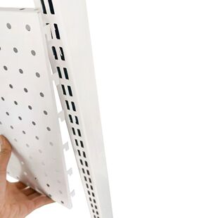 洞洞板支撑架配件书架背架单个背板超市货架加固横梁白色黑色层板