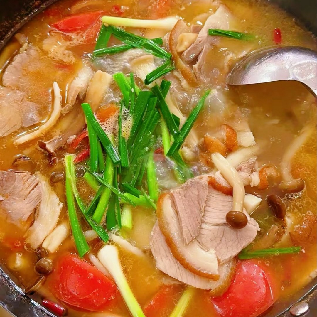 3-4人份顺丰酸菜猪脚火锅猪蹄套餐现做现发家常菜饭