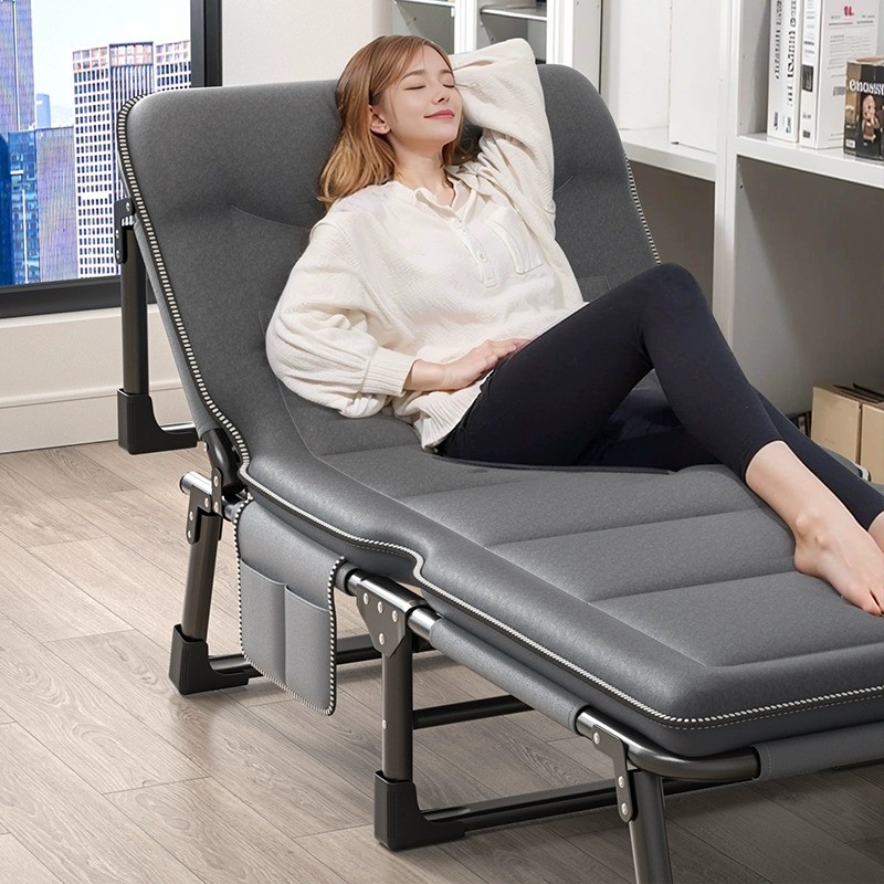 办公室午休床便携躺椅加固可躺折叠床单人床午休躺椅折叠床单人