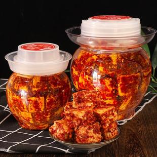 亿胜邦湖南霉豆腐白溪特产麻辣豆腐乳香辣味手工无油即食腐乳