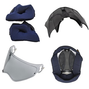 原厂ARAI镜片TOUR-CROSS5拉力5代防雾内衬配件风道透明茶电镀烟熏