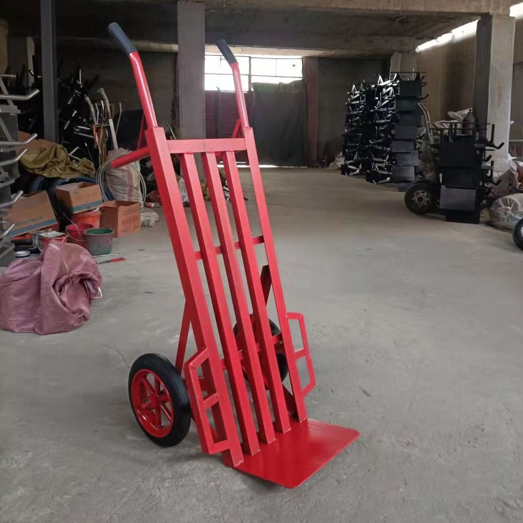 手推车手拉小拉车二轮手推车特大号老虎手推车加厚独轮车手推农用