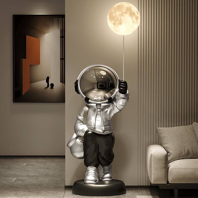 轻奢宇航员太空人落地摆件大型客厅电视柜家居装饰品礼品乔迁礼物,家居饰品,落地摆件,淘宝优惠券,粉丝福利购,淘宝优惠卷