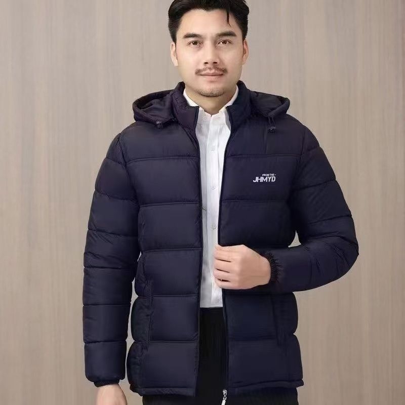 男士羽绒棉服棉衣棉袄加厚2023新款冬装外套保暖青年中老年爸爸装