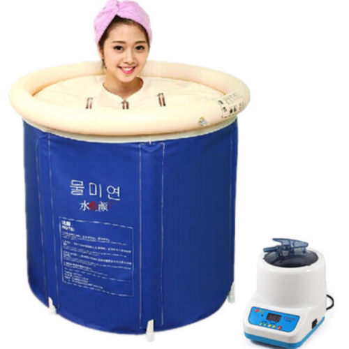 桑拿汗蒸箱折叠家用汗蒸房全身单人泡澡蒸汽浴桶中药熏蒸满月排毒
