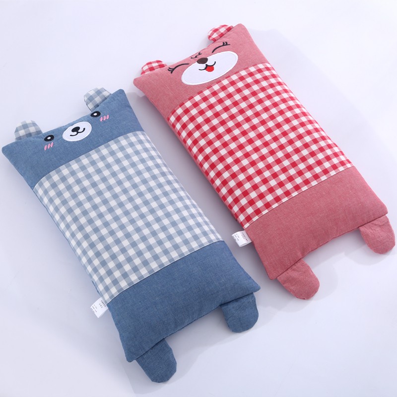 儿童枕头全荞麦婴幼儿幼儿园水洗棉卡通护颈小枕头宝宝枕枕芯枕套