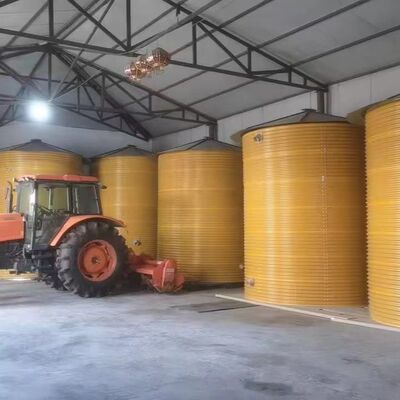 2.45万斤粮仓镀锌钢板加厚通风防鼠防潮顺丰包邮到家