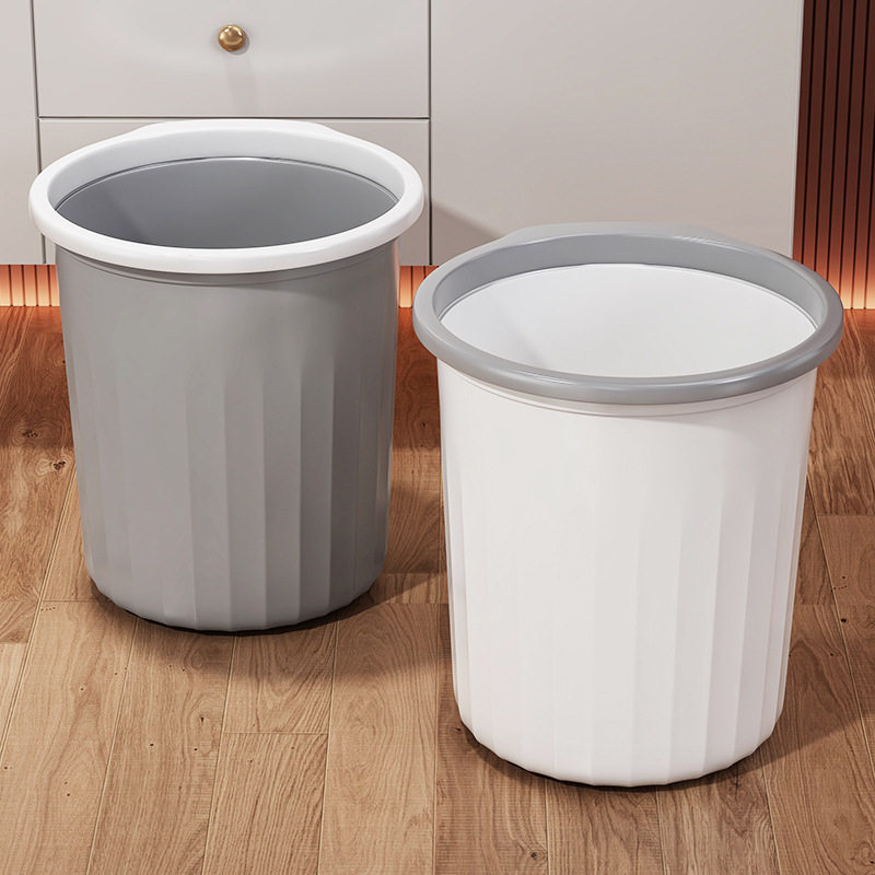 垃圾桶家用大号大容量厨房客厅卧室厕所卫生间简约办公室压圈纸篓