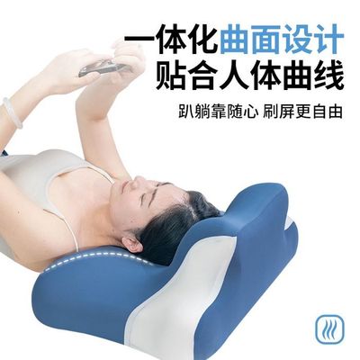 护颈枕记忆棉趴睡枕软硬两用记忆棉枕头多姿势护颈枕卧室靠枕侧睡