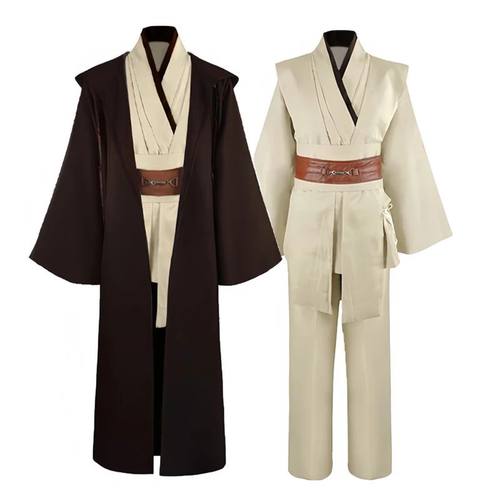 Obi Wan Kenobi Men's Costume Robe Adult Male Jedi Knight Tun