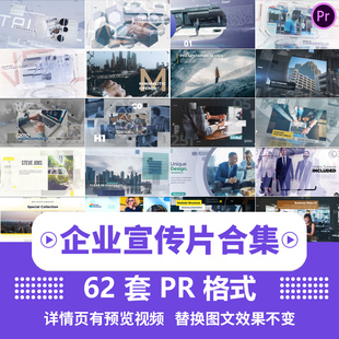 .PR模板企业宣传片视频公司发展历程回顾年终总结大事记图片文素