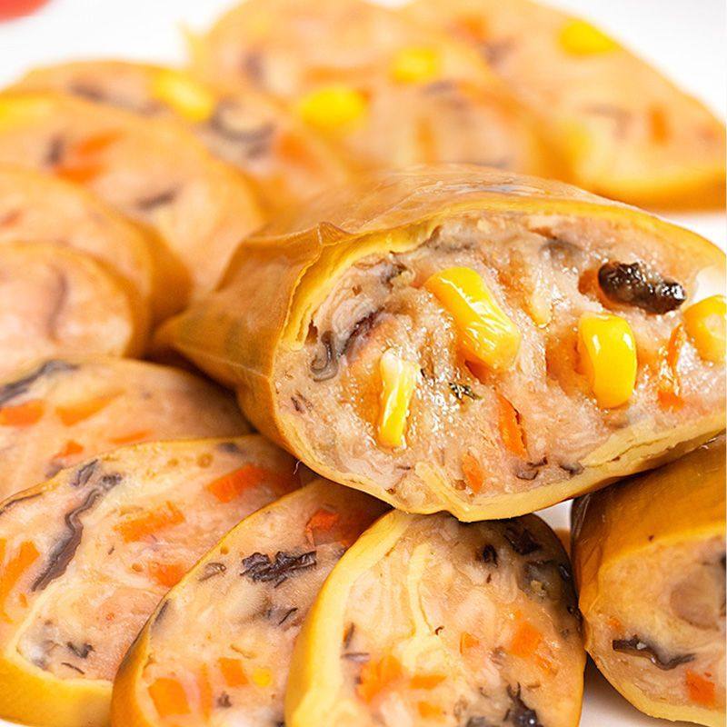 柏慧豆皮卷膳食肉卷蔬菜干豆腐金丝鸡肉卷开袋即食鸡胸肉卷代餐