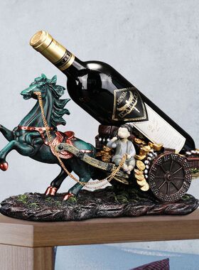 客厅酒柜装饰品欧式红酒架摆件家用现代简约酒架北欧风创意小摆件