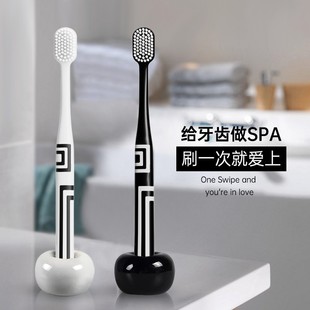 BANNER 专用宽头女生软毛牙刷 贝诺3支家庭装 软毛牙刷成人家用男士