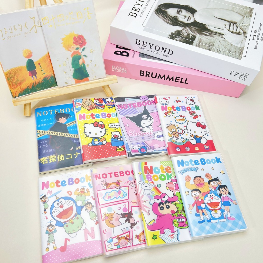 【A7口袋本】可爱多便携口袋本胶套小本子高颜值随身笔记本（共32