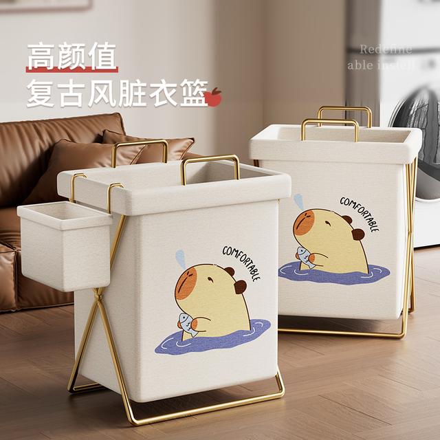脏衣篓脏衣篮家用可折叠收纳筐宿舍带盖洗衣桶浴室放脏衣服高颜值