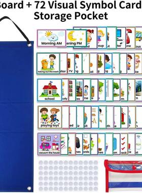 Children Visual Schedule Calendar Chart Autism Learning Mate