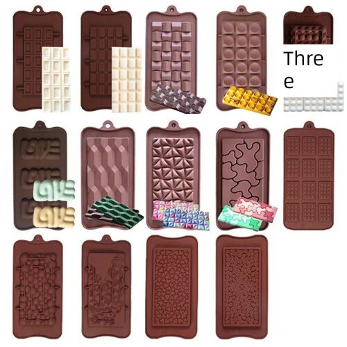 Multi-style Irregular Silicone Chocolate Baking Mold Porous