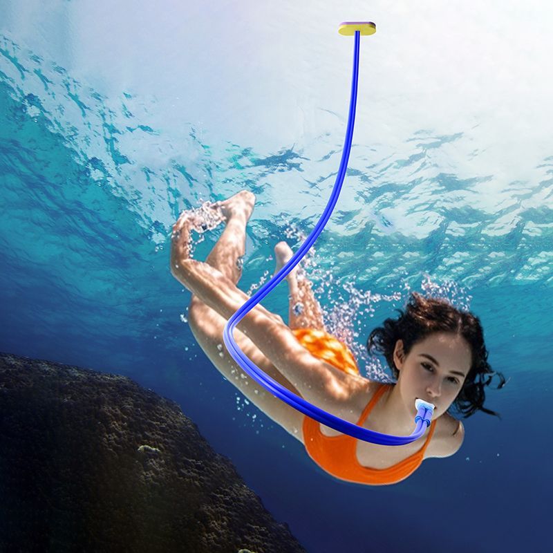 全干式呼吸器成人男女潜水游泳露营溪流潜水体验装备游泳呼吸管