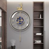 简约石英钟 时钟现代轻奢挂表创意个性 北欧式 钟表挂钟客厅家用时尚