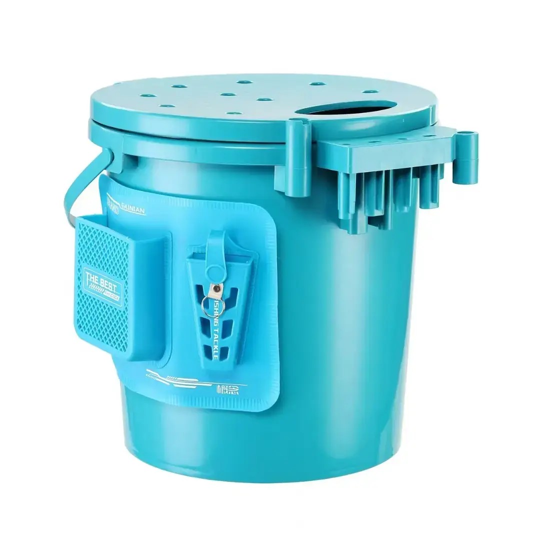 新款钓鱼桶可坐加厚多功能简易钓箱小钓箱鱼轻便携装鱼桶钓鱼水桶