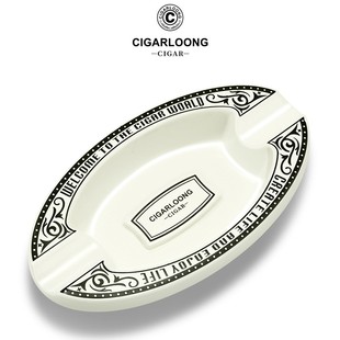 茄龙品质雪茄烟灰缸个性 现代简约家用客厅烟灰缸创意烟缸轻盈便携