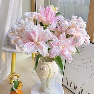 【云舍花卉】【粉蝶重瓣百合】全场鲜花任意满两单包邮