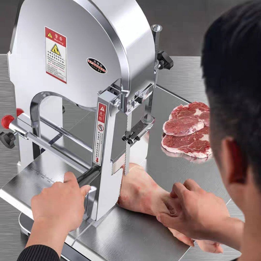 剁排骨锯骨机250型骨头切割机家用冻肉猪蹄切割机牛排小型家用厂