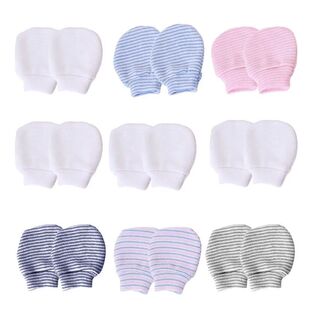 2PCS Cotton Baby Mittens Newborn Infant Anti-eat Hand