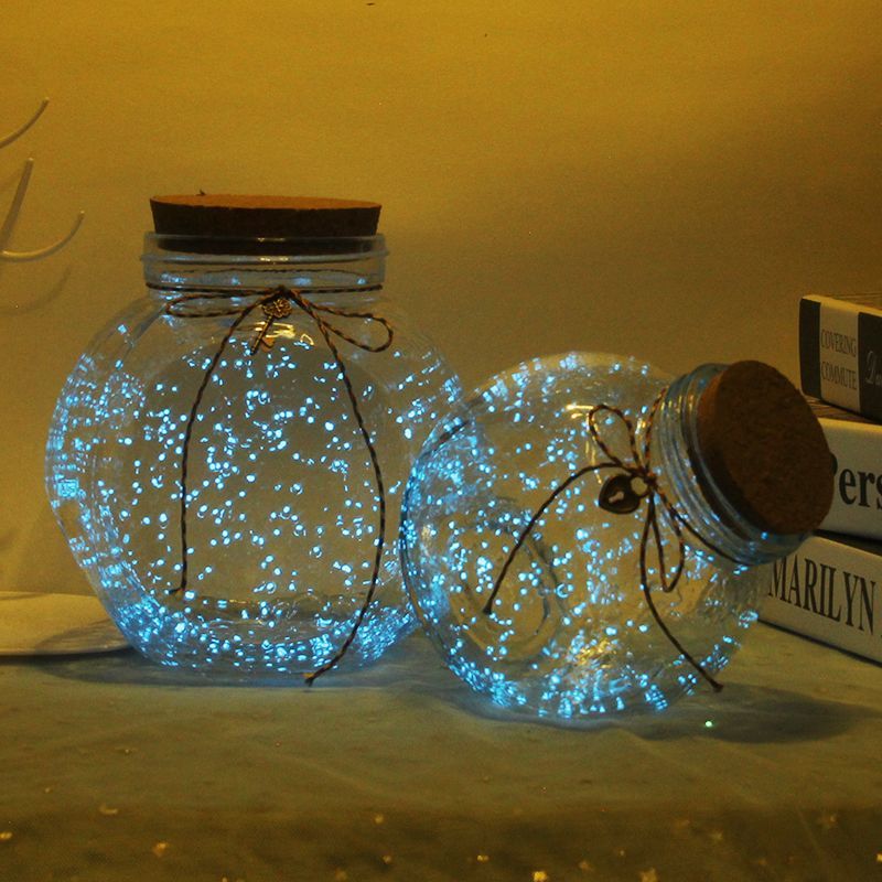 装星星的玻璃罐高颜值夜光瓶瓶满天星许愿瓶罐子千纸鹤创意荧光