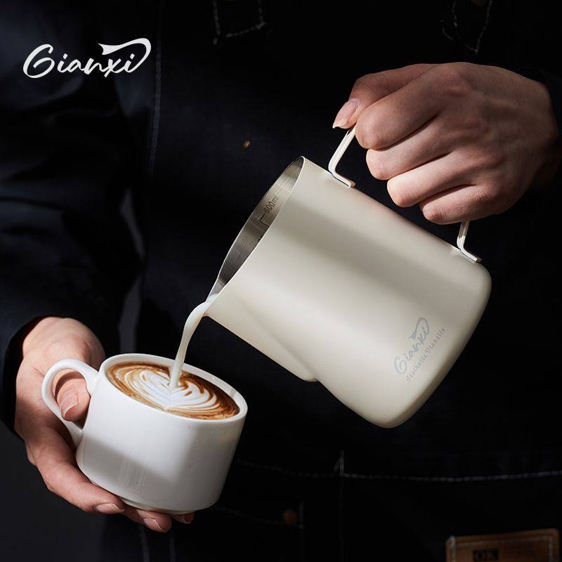 天喜拉花缸咖啡尖嘴拉花杯奶泡杯拉花神器不锈钢专业器具打奶缸,餐饮具,拉花缸/拉花杯/打奶缸,淘宝优惠券,粉丝福利购,淘宝优惠卷