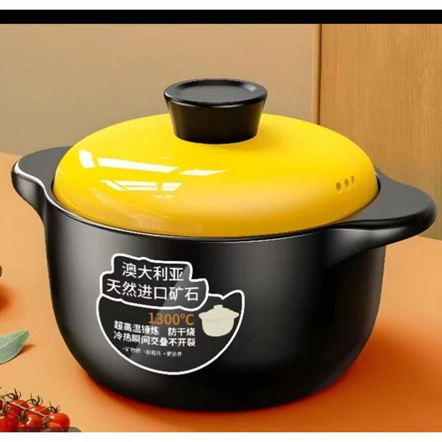 【特惠价】5L砂锅家用耐干烧陶瓷煲汤炖汤煮粥燃气灶电陶炉通用汤