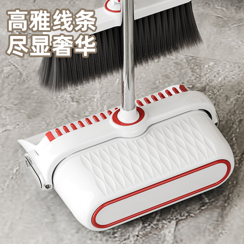 扫帚簸箕组合家用套装2025新款软毛扫把扫地可折叠套装二件套扫把