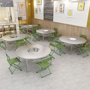 卡磁炉不锈钢折叠火锅桌户外卡式炉商用摆摊桌地摊烙锅打边炉桌子