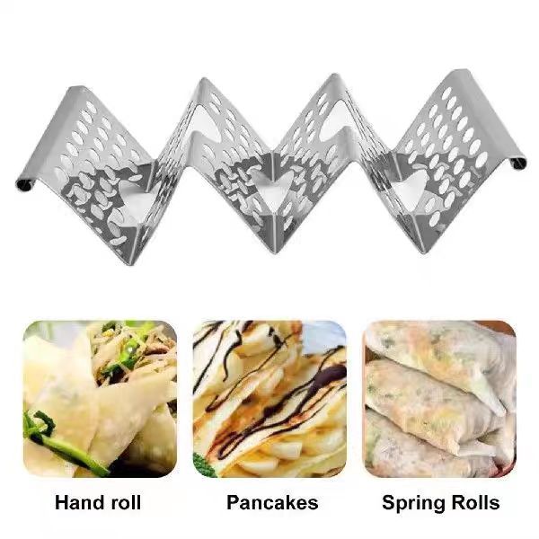 卷饼架430不锈钢塔可架轻松制作春卷薄饼和玉米卷